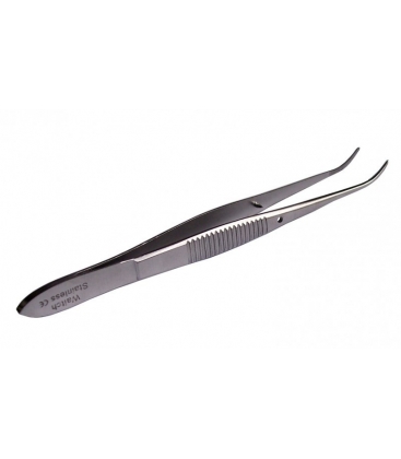 Pinza de disección curva sin dientes de 11cm (HASTA FIN DE EXISTENCIAS)